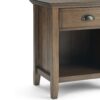 Acadian - Bedside Table - Rustic Natural Aged Brown - Image 7
