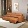 Grant - Triple Power Convertible Sofa - Cognac - Image 2