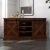 Farmhouse - Corner TV Stand For TVs Up To 80" - Aged Whiskey - Image 6