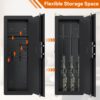 Wall Gun Safe, Gun Safes For Home, Gun Safes & Cabinets, Wall Safes Between The Studs, Quick Access Rifle Safe With Removable Shelf And Digital Keypad - Black - Image 3