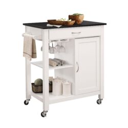 Ottawa - Kitchen Cart - Black / White