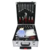 899 Piece Home Repair Tool Set With Rolling Plastic Toolbox, 4 Drawers, General Household Maintenance Kit For Garden, Homeowner, Handyman - Silver - Image 7