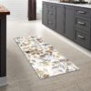 Sphinx - Indoor & Outdoor Washable Non - Slip Runner Rug - White / Gray - Image 4