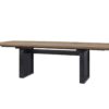 Double Pedestal Table Latte - Light Brown - Image 3