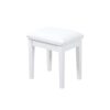 Vanity Stool, Makeup Bench Dressing Stool With Cushion And Solid Legs - White - Image 10