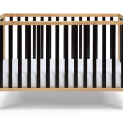 Deux - Remi 3 In 1 Convertible Island Crib - Natural / Black