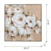 Square Framed Wall Art Flower Canvas Print, Home Decor For Living Room Kitchen Foyer Office - Multicolor - Image 3