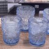 Paisley - Acrylic Glasses Drinking (Set of 4), Bpa Free, 13Oz - Blue - Image 5