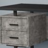 Computer Desk For Home Office, Laptop, Left, Right Set - Up, Storage Drawers, Contemporary & Modern - Black - Image 2