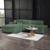Mar - Sectional Sofa Left Facing - Green - Image 4