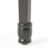 Elegant Leather Swivel Bar Stool With Arms - Espresso - Image 7