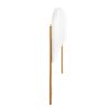 Lindsey - Queen Headboard Contemporary Glam - Gold / White - Image 3