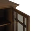 Bedford - Medium Storage Cabinet - Rustic Natural Aged Brown - Image 7