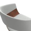 Lowell - Adjustable Swivel Bar Stool - White - Image 9