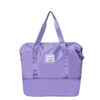 5 Piece Set (20"24"28 +A Travel Bag And A Toiletry Bag), Pp Hardshell Carry On Luggage Set With Tsa Lock Carry On Suitcase Luggage Durable Suitcase - Purple - Image 9