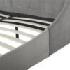 Aspen - King Vertical Tufted Modern Headboard Platform Bed Set - Opal Gray - Image 7