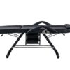 72.8" Massage Salon Tattoo Chair With Two Trays Esthetician Bed With Hydraulic Stool, Multi-Purpose 3-Section Facial Bed Table, Adjustable Beauty Barber Spa Beauty Equipment - Black - Image 10