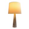 Enclave - Hydro Table Lamp With On / Off Switch Faux Marble Base Shade - Gold / White / White Marble - Image 2