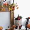 Mushroom Holiday Ornament, For Harvest Festival Fall Festival & Thanksgiving Table Decorations (Set of 2) - Beige / Light Brown - Image 10