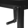 Computer Desk, Home Office, Standing, Adjustable, Laptop, Contemporary - Black - Image 9