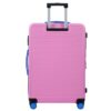 Hardshell Luggage Sets 3 Pieces Contrast Color Suitcase With Spinner Wheels And Tsa Lock 20" 24" 28" Available - Pink - Image 4