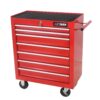 7 Drawers Multifunctional Tool Cart With Wheels - Red - Image 10