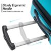 3 Piece Luggage Sets Hardside Spinner Suitcase With Tsa Lock - Blue - Image 7