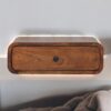 Avora - Wall Mounted 1 Drawer Nightstand - Caramel - Image 11
