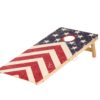 4X2 Ft Large Size Cornhole Board (Set of 2), Outdoor Game Board Set With 8 Bean Bags, Perfect For Lawn, Backyard, Beach, Park - Blue / White / Red - Image 6