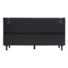 4 Door Cabinet, Suitable For Bedroom - Black - Image 9