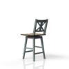 Swivel Counter Stool - Aqua Blue - Image 5