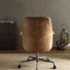 Hamilton - Top Grain Leather Office Chair - Coffee - Image 5