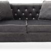 Chic Contemporary Loveseat - Gray - Image 2