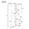 Bathroom Storage Cabinet With Multi Functional Storage Space, Drawer With Slide Rails, Adjustable Shelf - White - Image 3