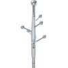 Modern Stainless Steel Spray Painted Hanger With Reinforcement 72" Raised Design Optional - Silver - Image 11