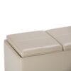 Avalon - Storage Ottoman - Satin Cream - Image 7