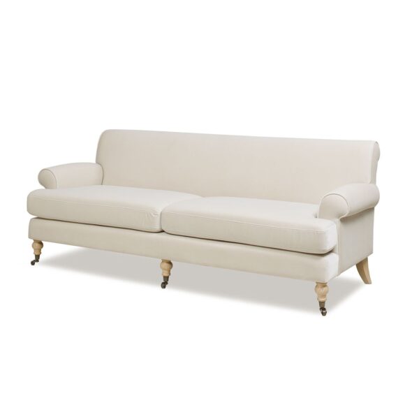 Alana Lawson - Two Cushion Tightback Sofa - French Beige