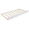 Queen Size Storage Platform Bed, With 2 Big Drawers, Twin Long Size Trundle - White - Image 5