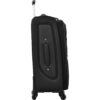 Softside Luggage Expandable 3 Piece Set Suitcase Upright Spinner Softshell Lightweight Luggage Travel Set - Black - Image 17