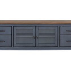 Americana - 84 In TV Stand For TVs Up To 90" - Blue