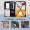 2 Piece Luggage Set With Bags Expanable Spinner Wheels ABS Lightweight Suitcase With Tsa Lock 20" / 24" - Blue - Image 6