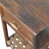 T Bar Nightstand - Dark Brown - Image 4