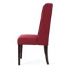 Modern Tufted Dining Chair (Set of 2) With High Back And Birch Wood Legs - Red - Image 9