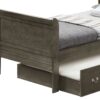 Twin Storage Bed Charming Traditional - Gray - Image 2