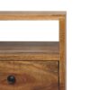 Mini Classic Open Nightstand - Oak - Image 8
