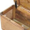 Larissa - Lid Up Storage Stool - Oak - Image 7