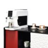 Sideboard Buffet Cabinet With Doors And Unique Panel Styling - Black / Red - Image 17