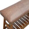 Buffalo - Hide Hallway Bench - Brown - Image 4