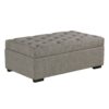 Convertible Ottoman Sleeper With Memory Mattress - Gray - Gray - Image 5