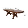 Dresden - Dining Table - Cherry Oak - Image 5